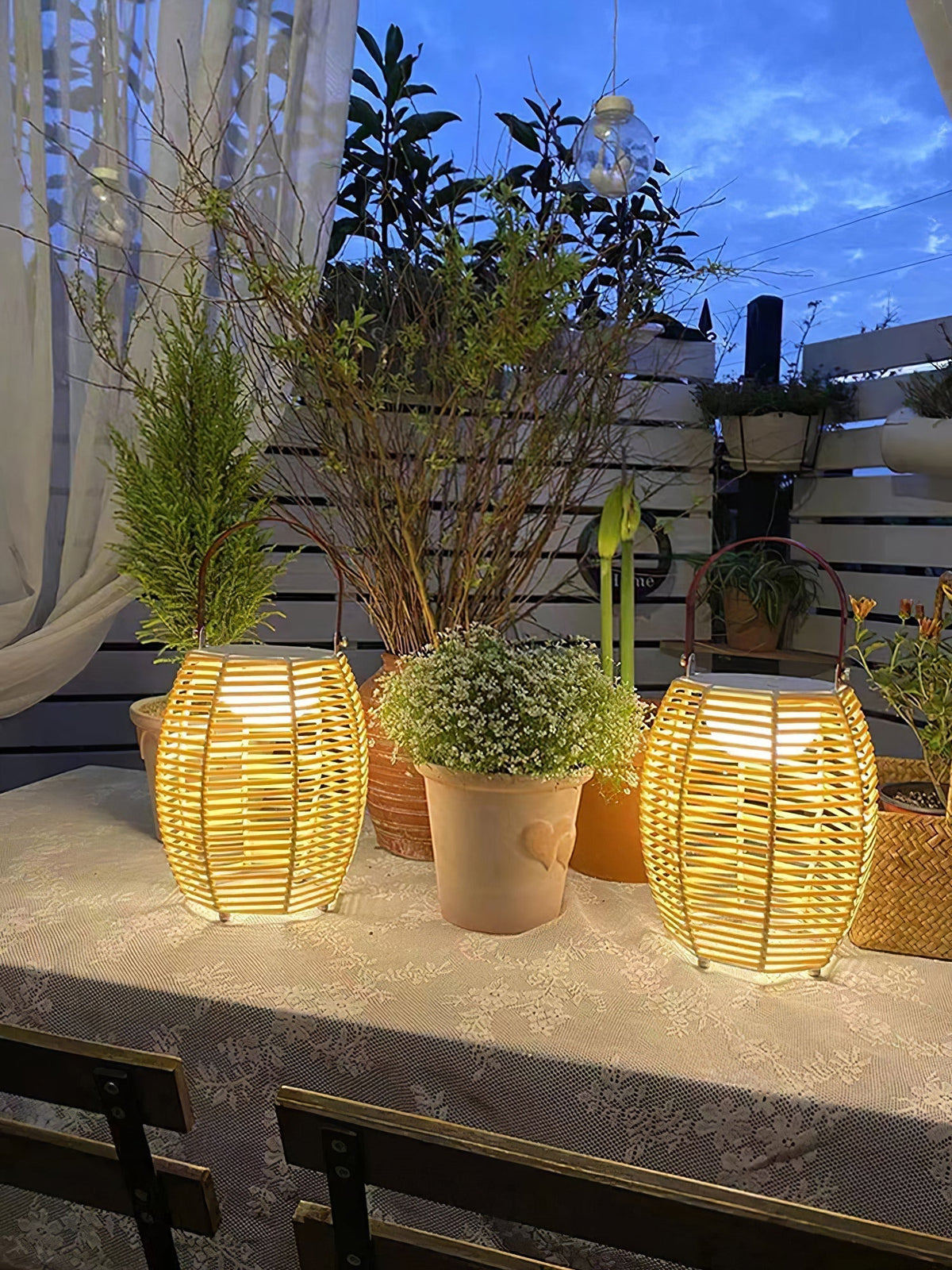 Olraeil Rotan vloerlamp