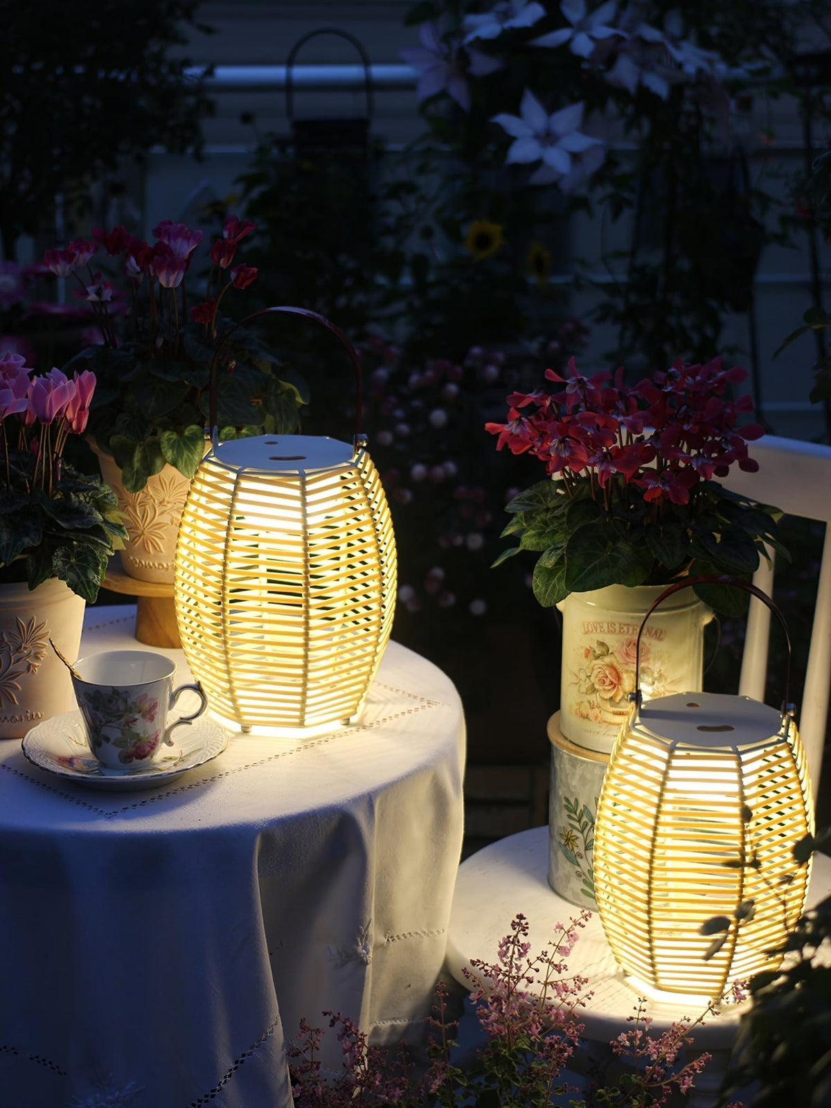 Olraeil Rotan vloerlamp