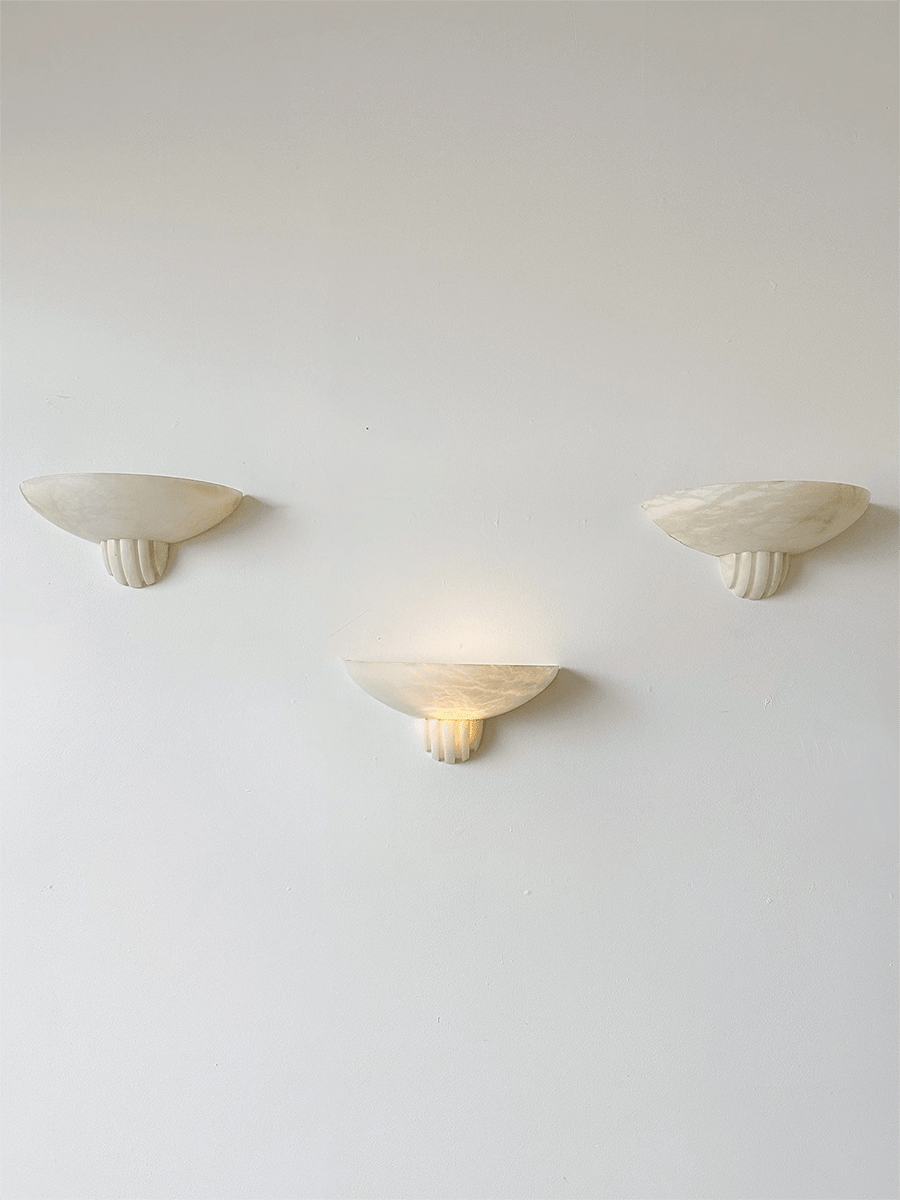 Rare albasten wandlamp