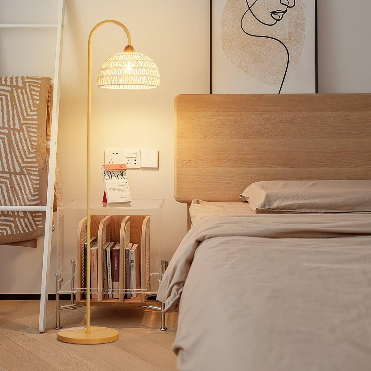 Tor vloerlamp minimalistisch beige