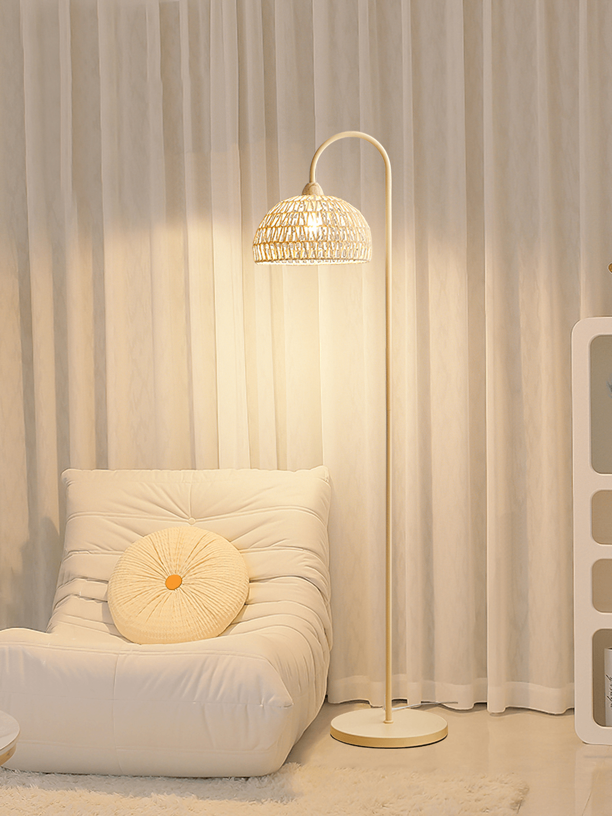 Tor vloerlamp minimalistisch beige