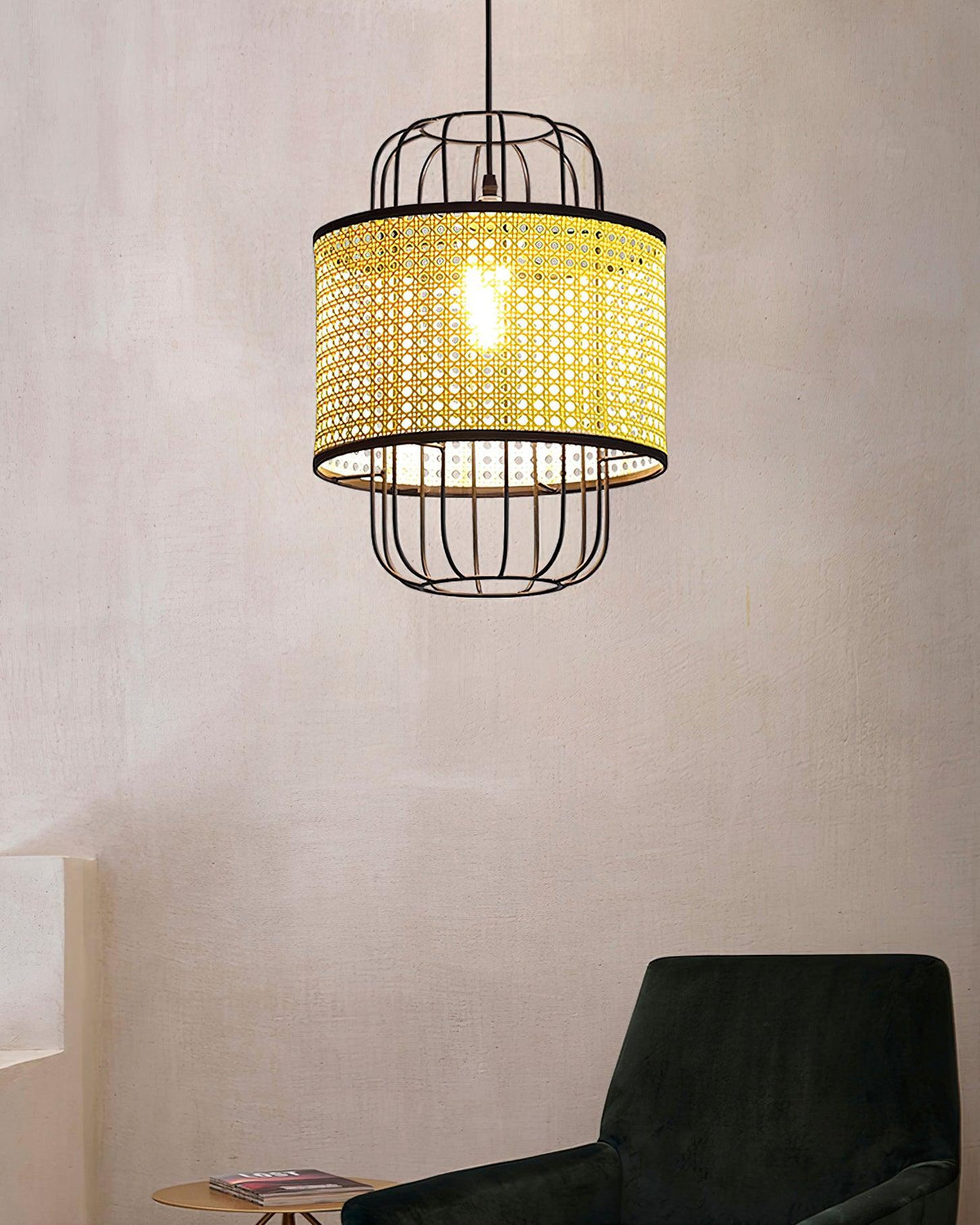 Lven Premium Art hanglamp van rotan