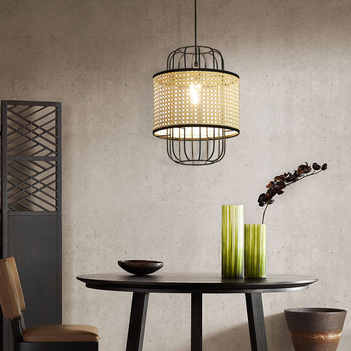 Lven Premium Art hanglamp van rotan