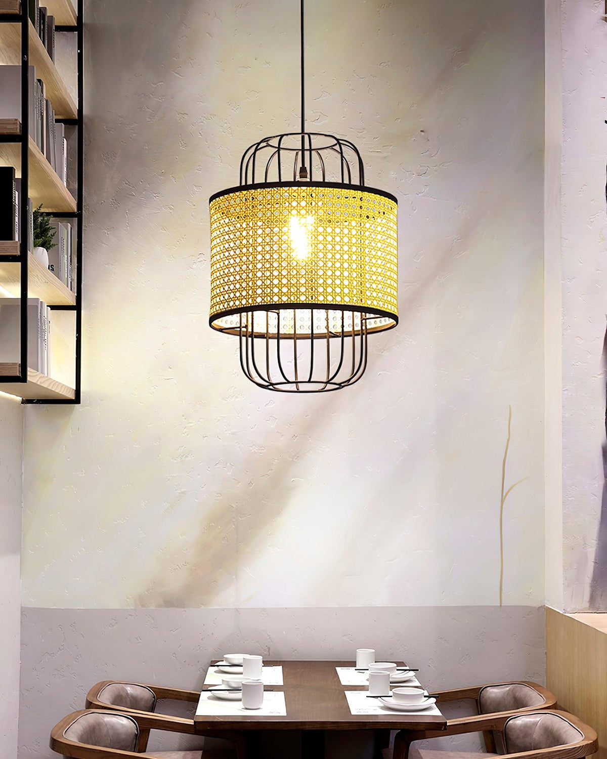 Lven Premium Art hanglamp van rotan