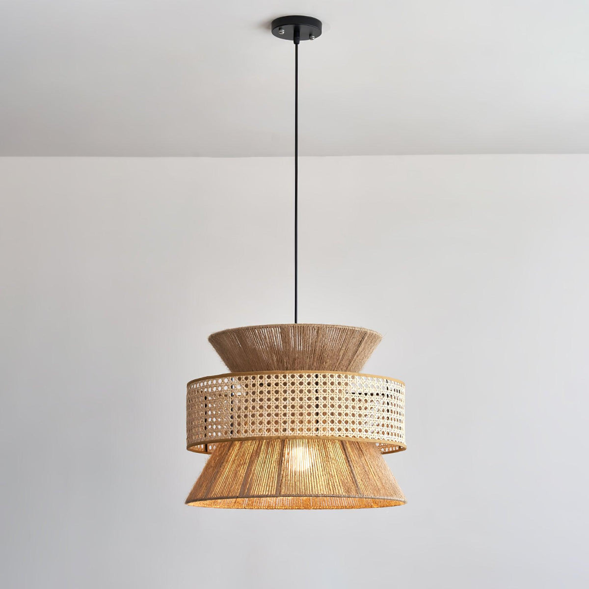 Aria bohemian hanglamp van bamboe
