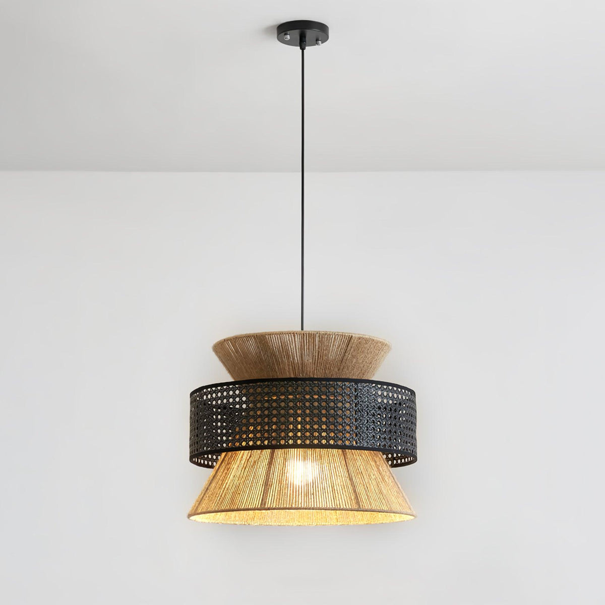 Aria bohemian hanglamp van bamboe