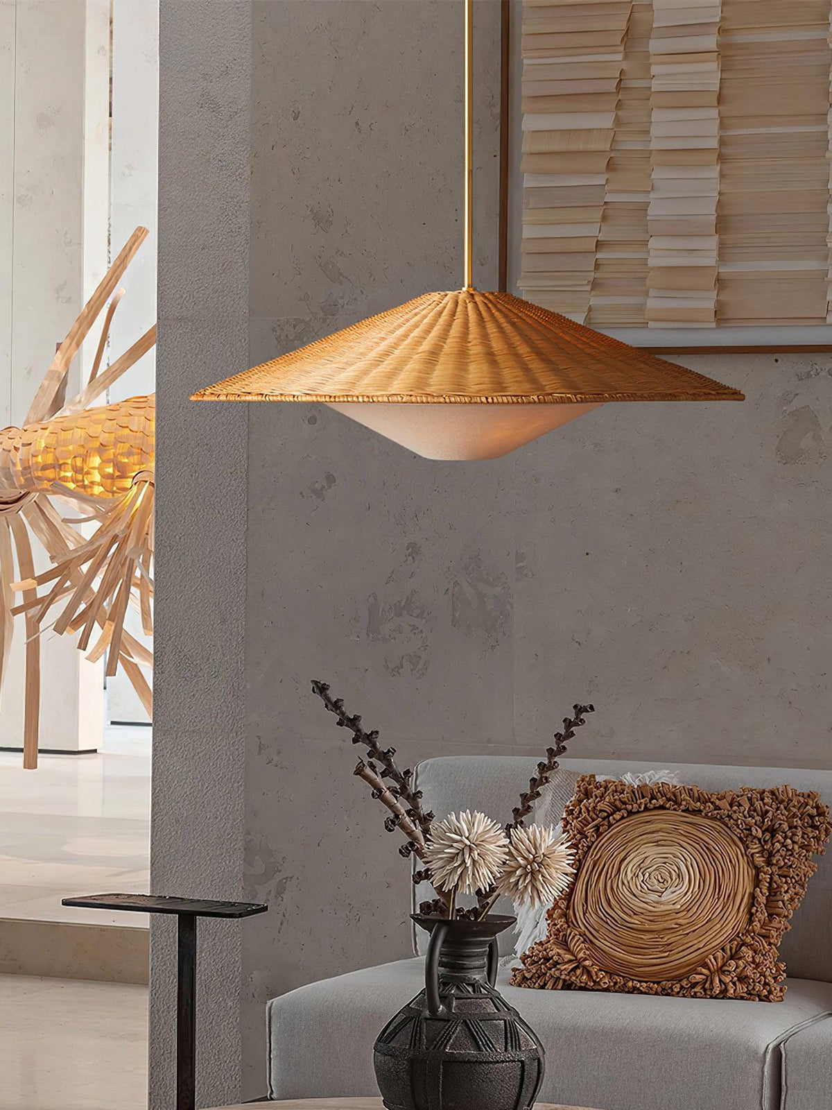 Kocan Rotan Minimalistische hanglamp