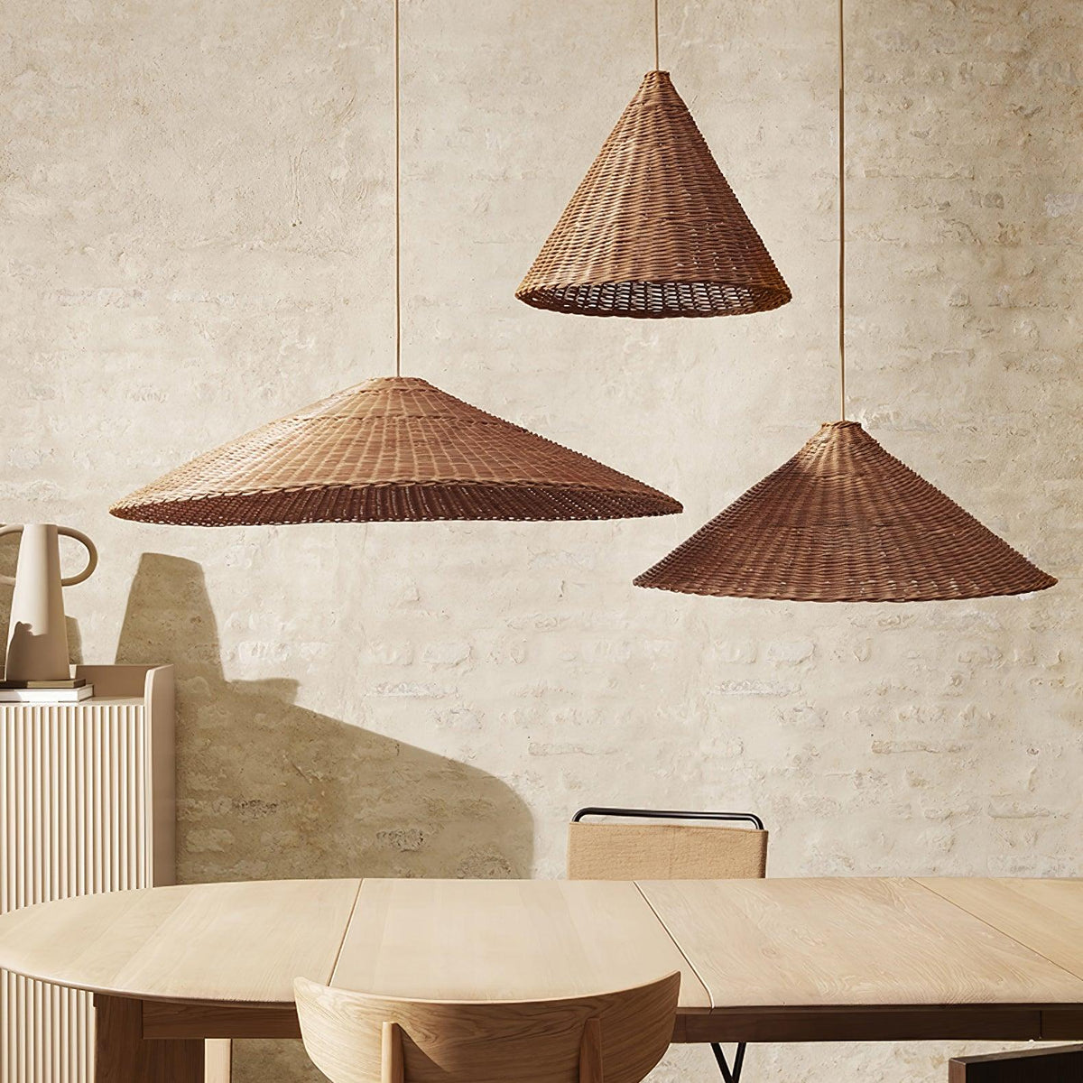 Kocan Rotan Minimalistische hanglamp
