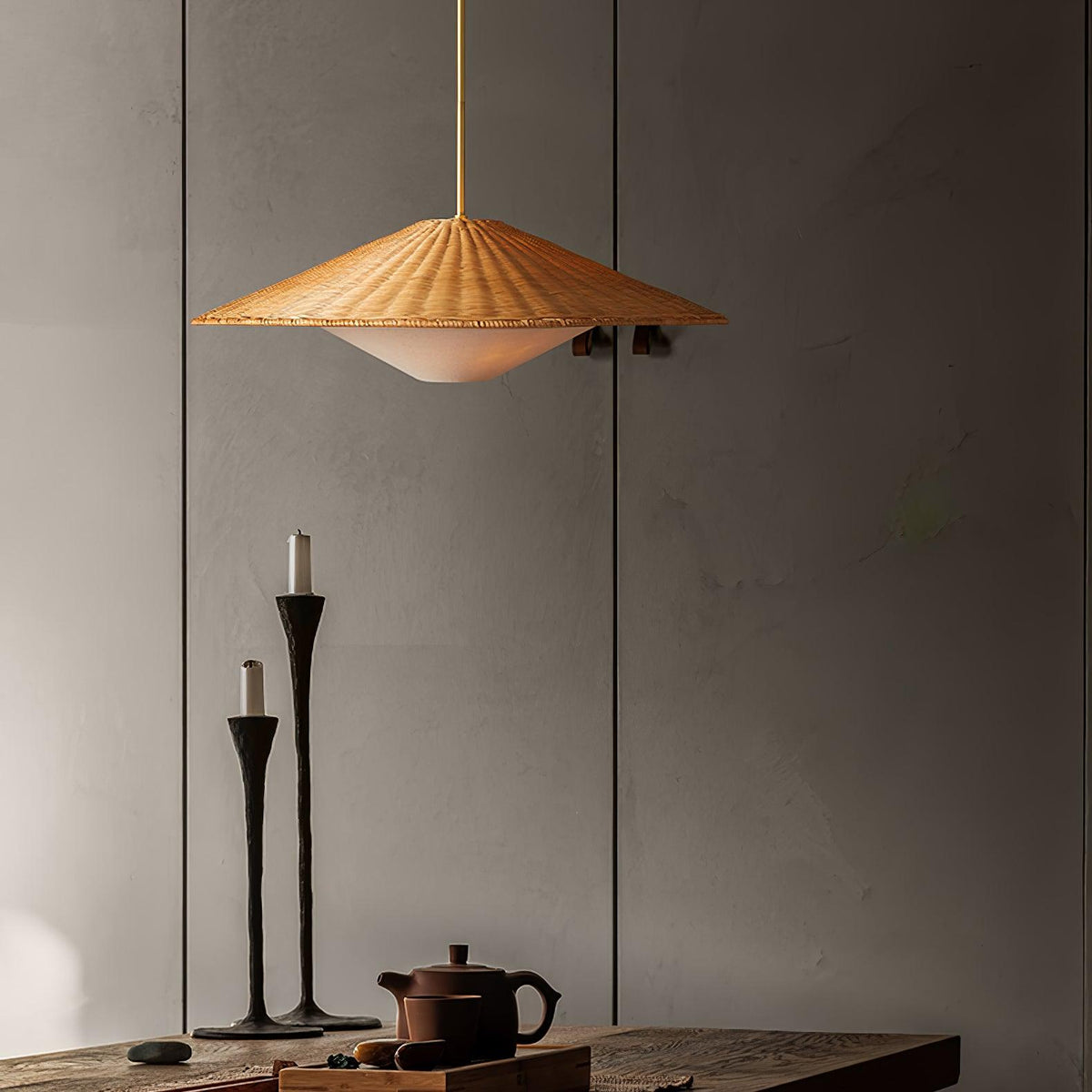 Kocan Rotan Minimalistische hanglamp