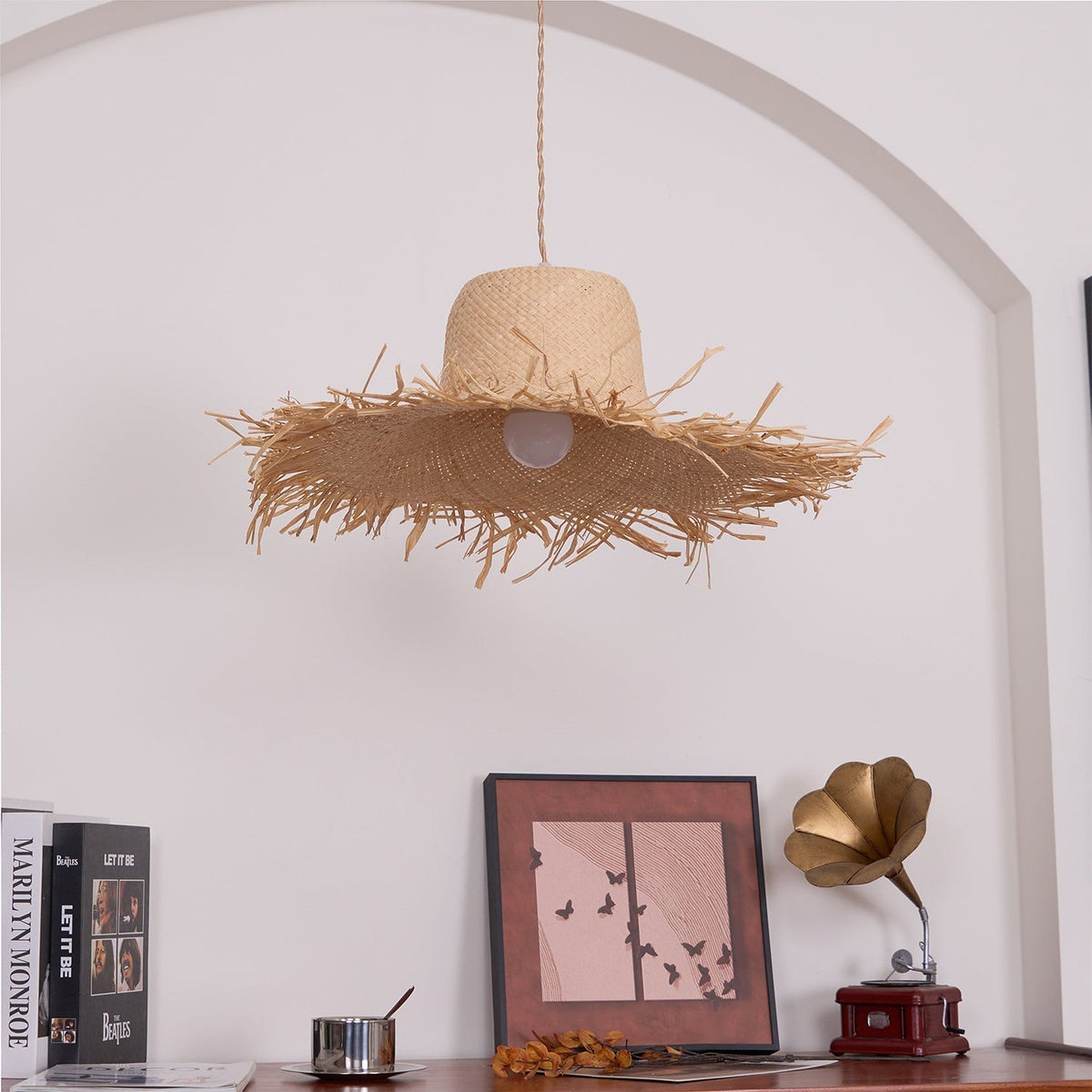 Vocan Rotan Vintage hanglamp