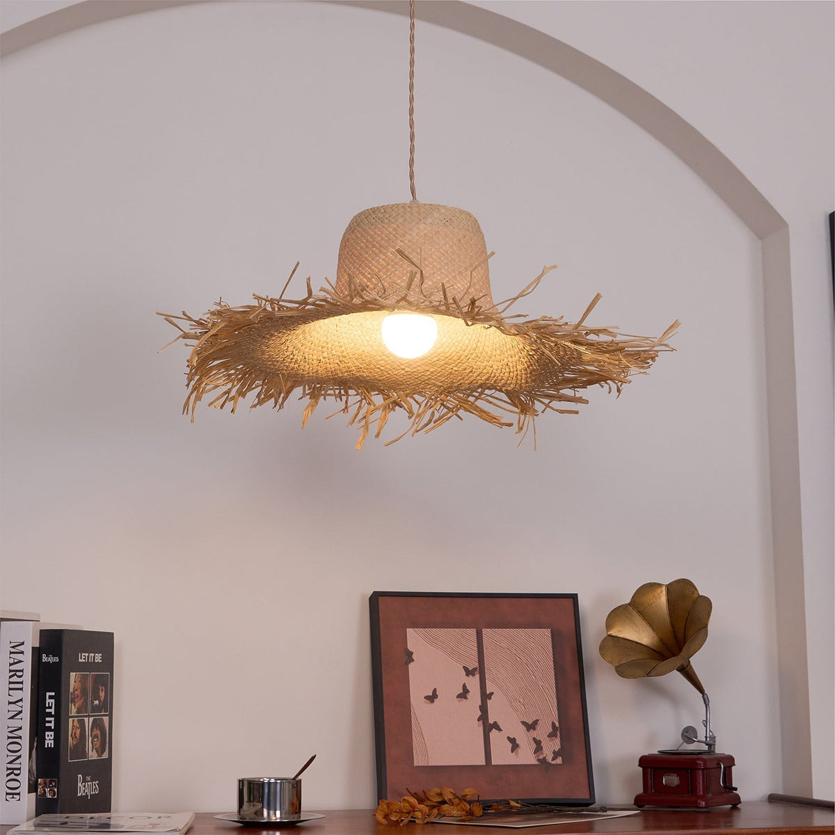 Vocan Rotan Vintage hanglamp