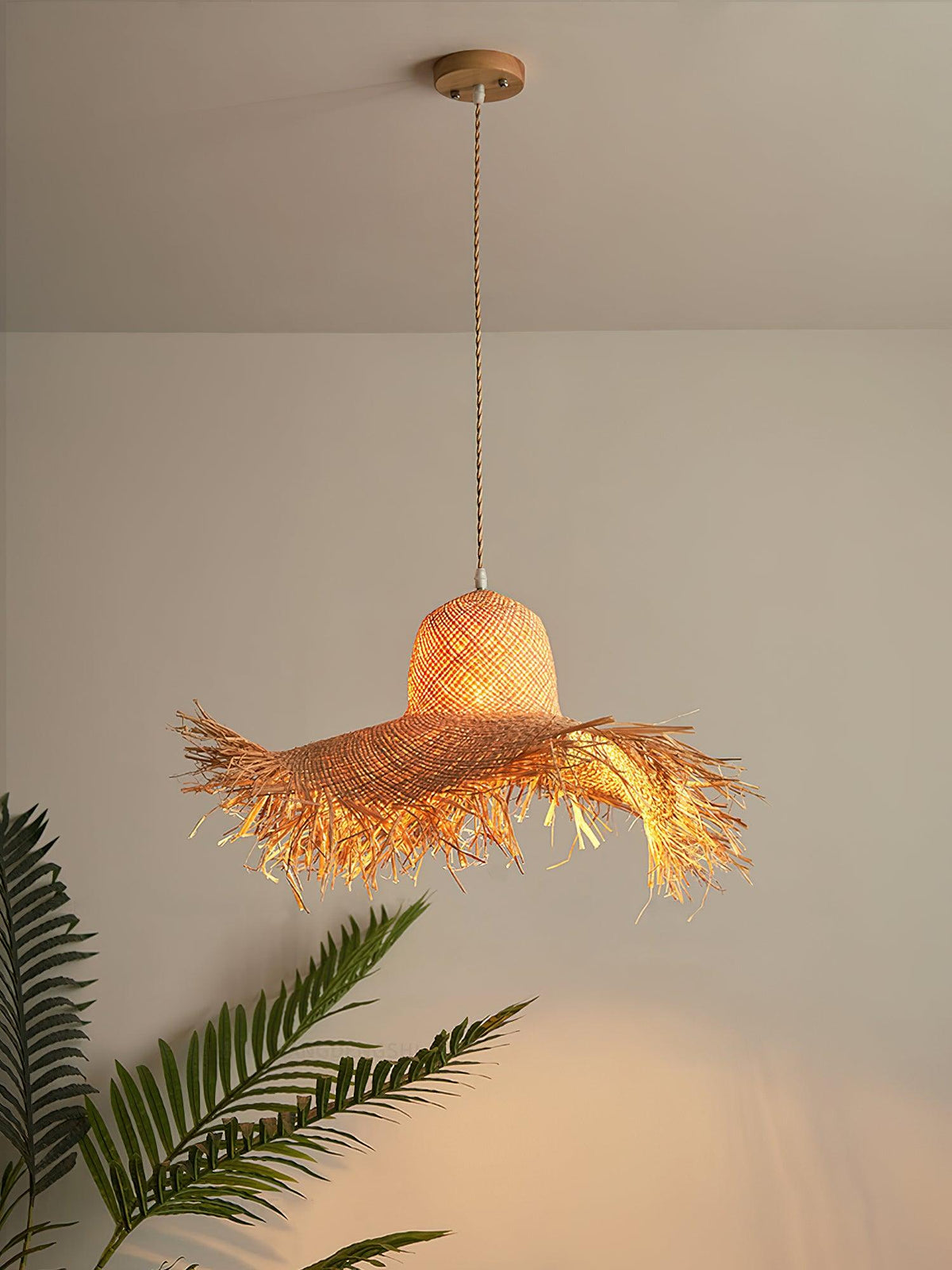 Vocan Rotan Vintage hanglamp