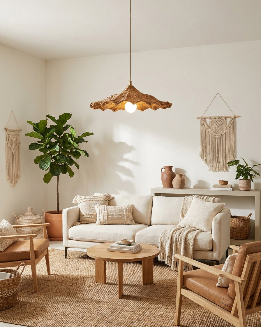 Canoiella hanglamp van rotan
