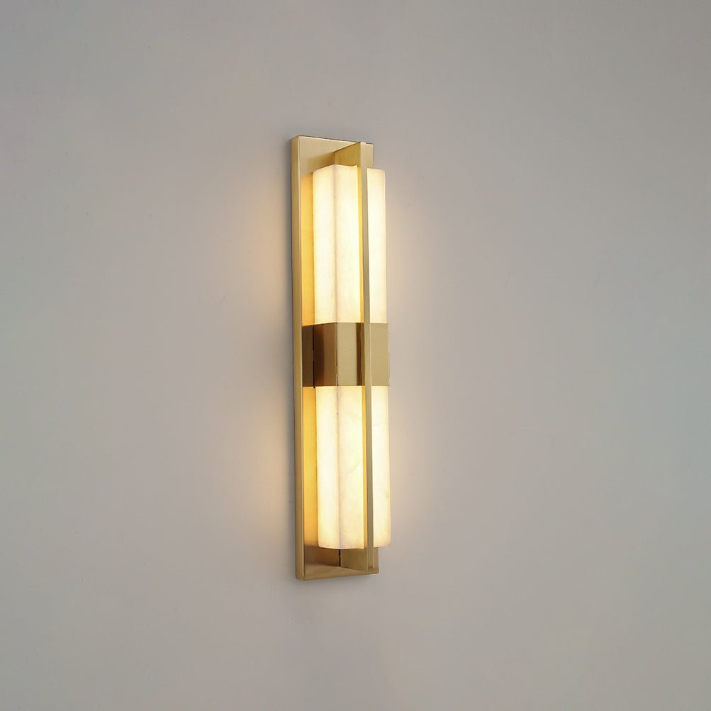 Laxor albast messing wandlamp