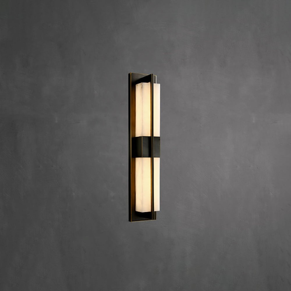 Laxor albast messing wandlamp