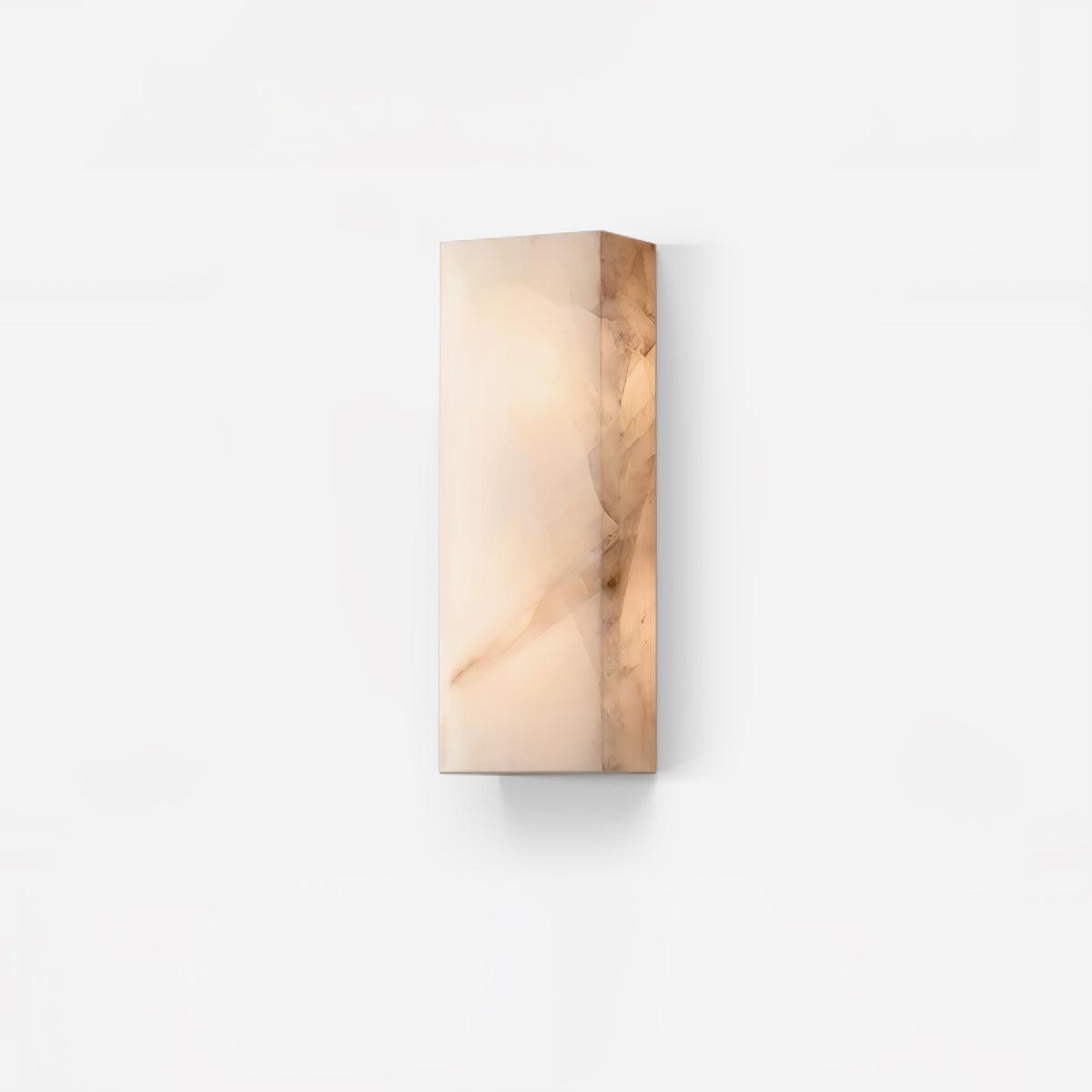 Eirivise Minimalistische buitenwandlamp van albast