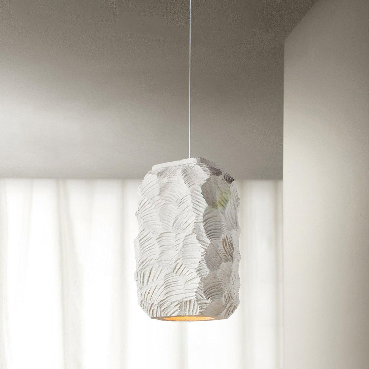 Olsilel hanglamp met individuele creativiteit en geometrische hars
