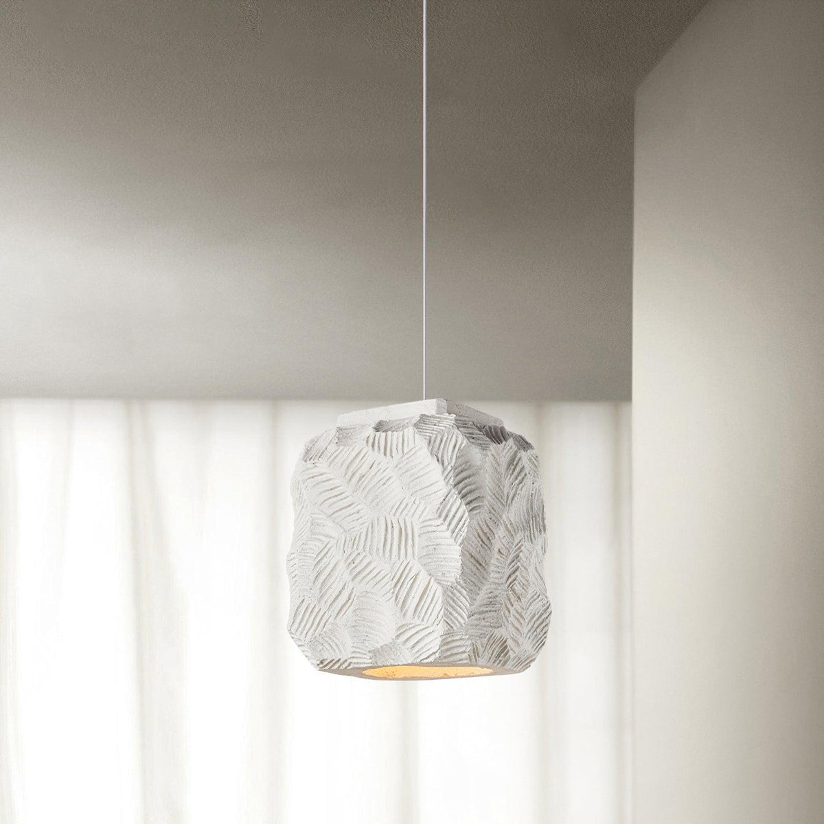 Olsilel hanglamp met individuele creativiteit en geometrische hars