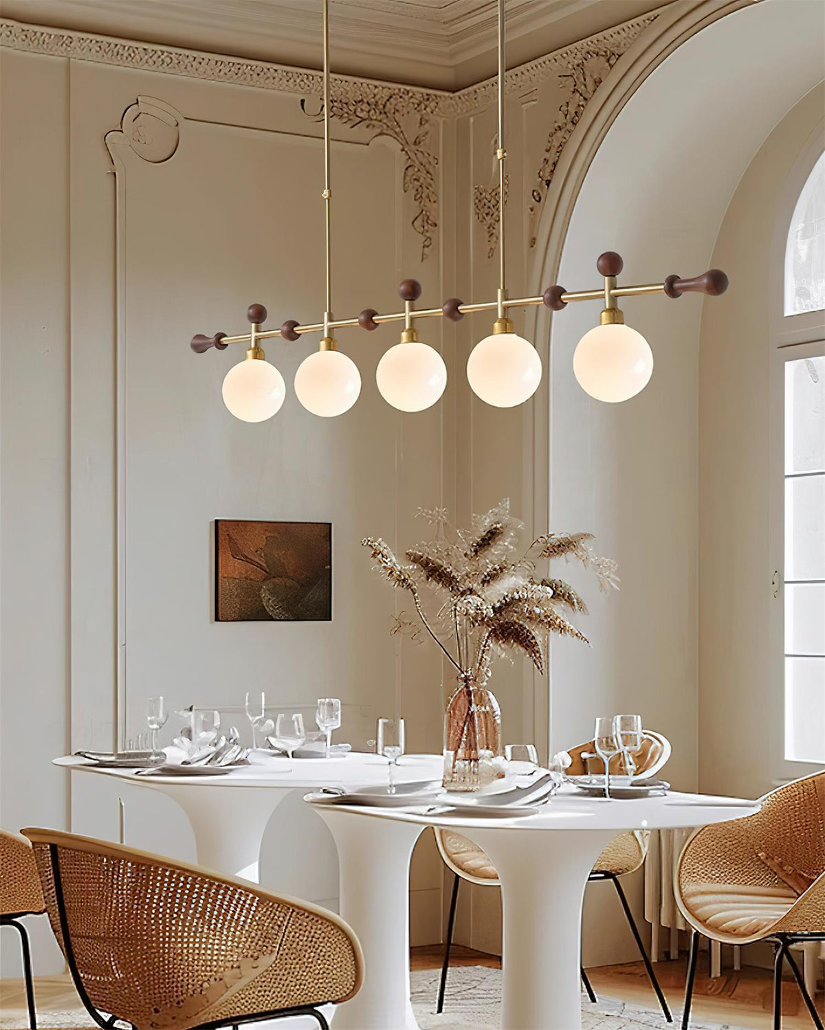 Kroonluchter Lineaire bollen LED/Gloeilamp voor Eetkamer Keuken Island