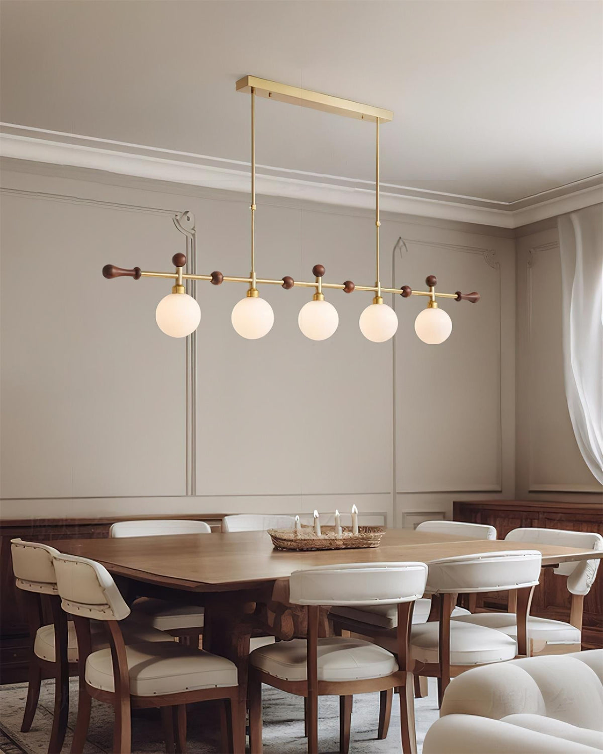 Kroonluchter Lineaire bollen LED/Gloeilamp voor Eetkamer Keuken Island
