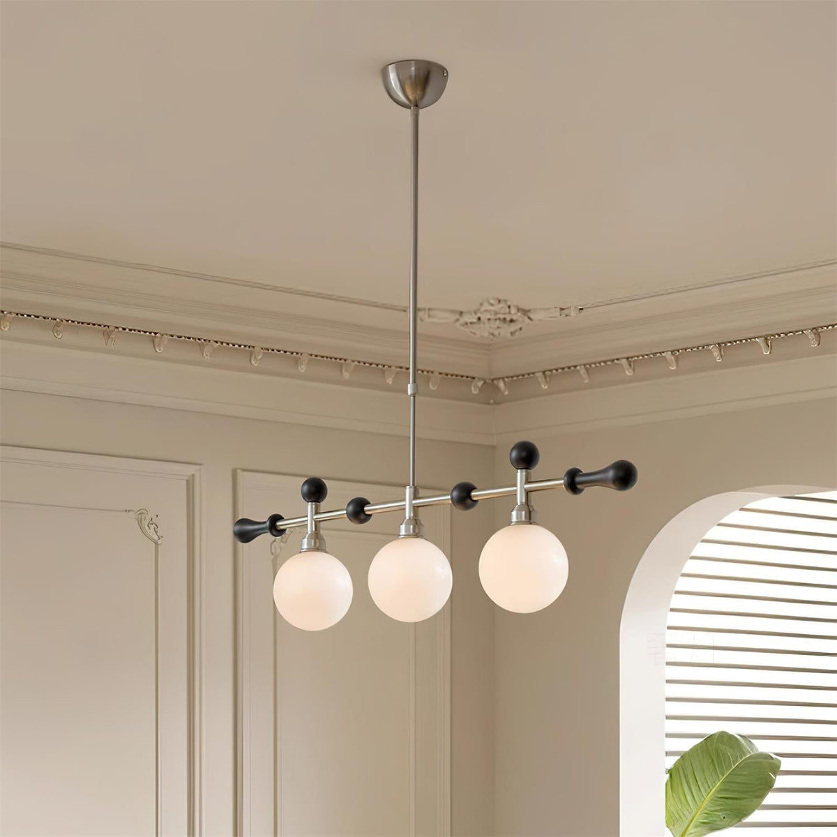 Kroonluchter Lineaire bollen LED/Gloeilamp voor Eetkamer Keuken Island