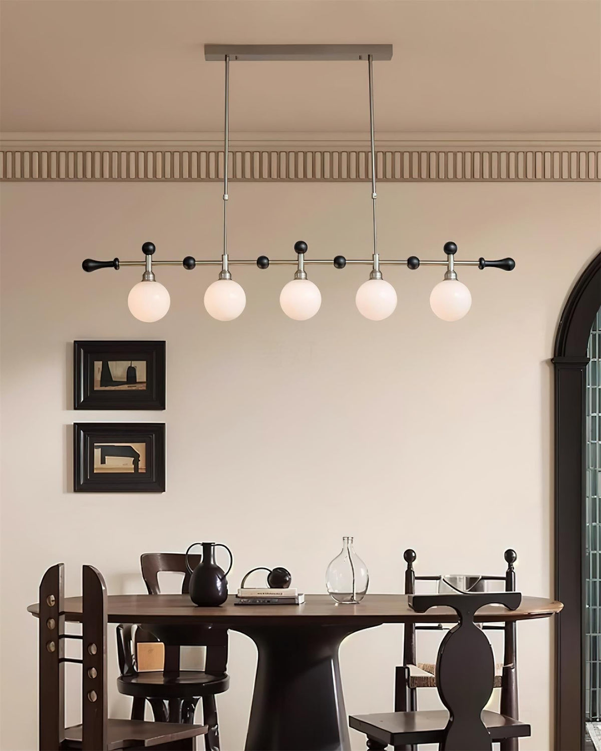 Kroonluchter Lineaire bollen LED/Gloeilamp voor Eetkamer Keuken Island