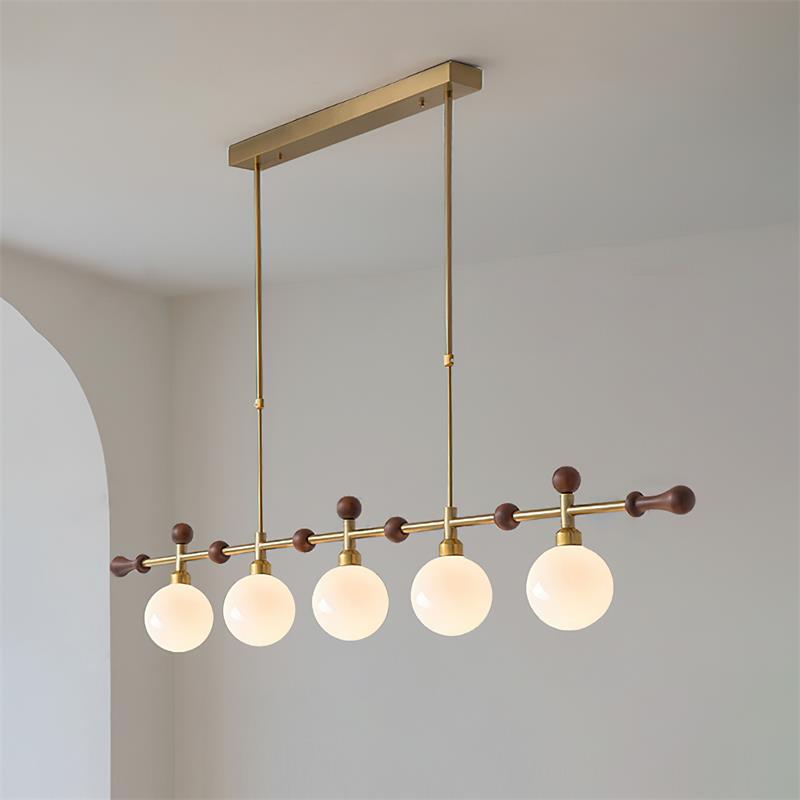 Kroonluchter Lineaire bollen LED/Gloeilamp voor Eetkamer Keuken Island