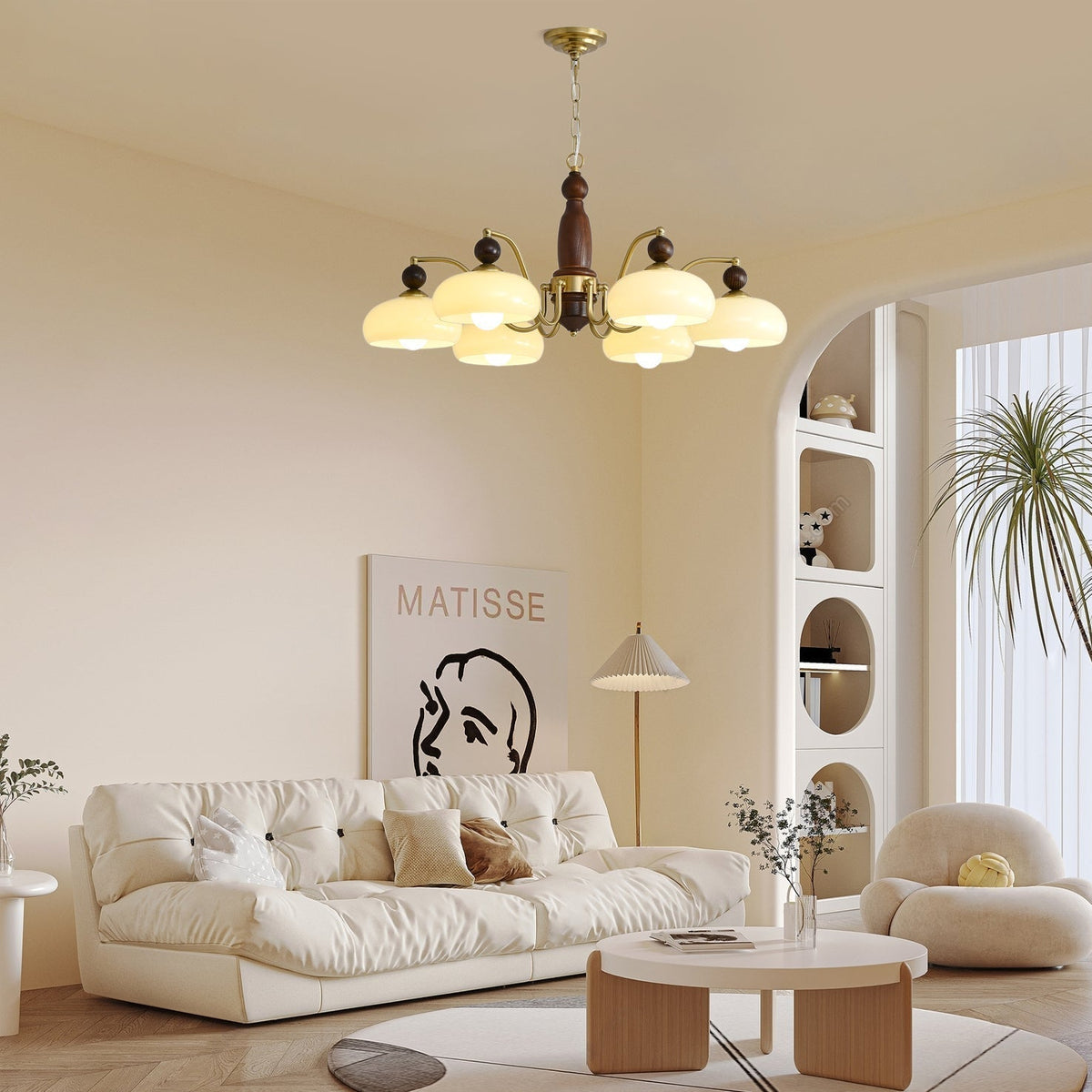 Avenoissa kroonluchter Revival Kroon rustiek