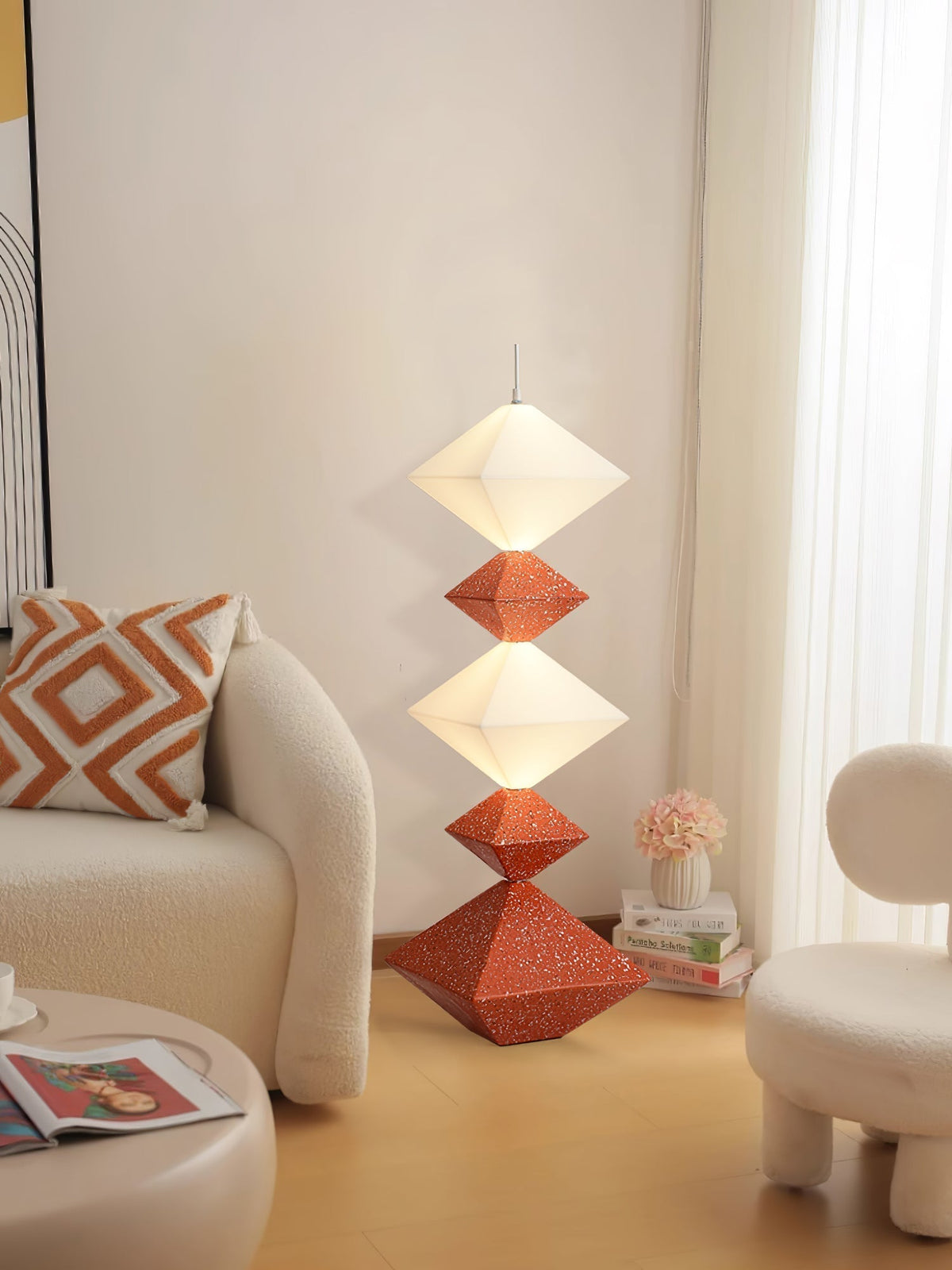 GeoGlow Rhombus Cube vloerlamp
