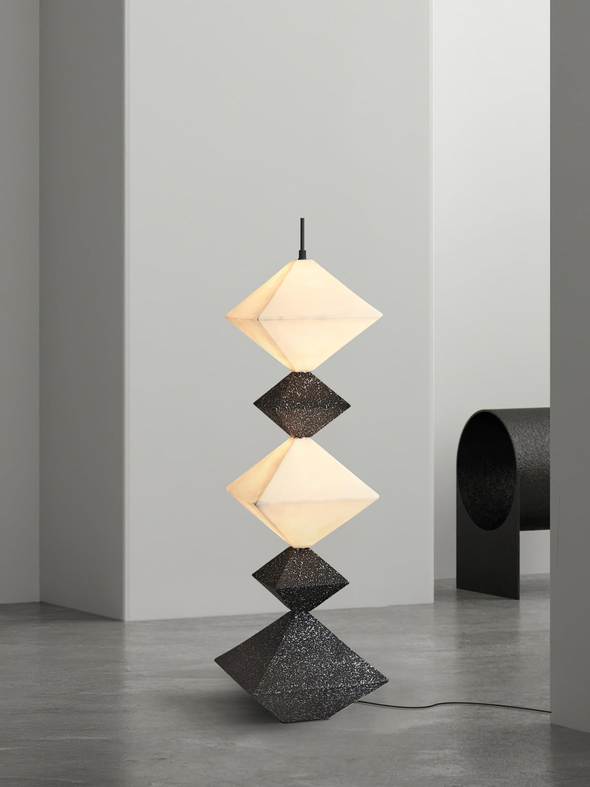 GeoGlow Rhombus Cube vloerlamp
