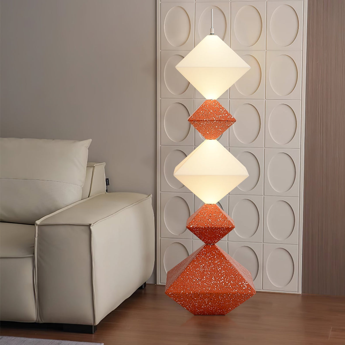 GeoGlow Rhombus Cube vloerlamp