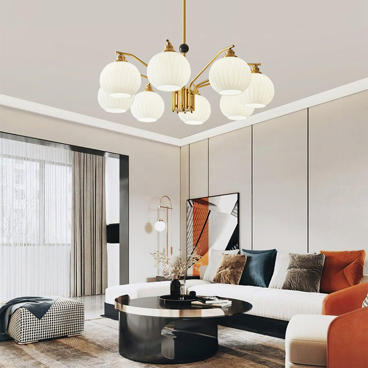 Nytheos Luxe messing kroonluchter