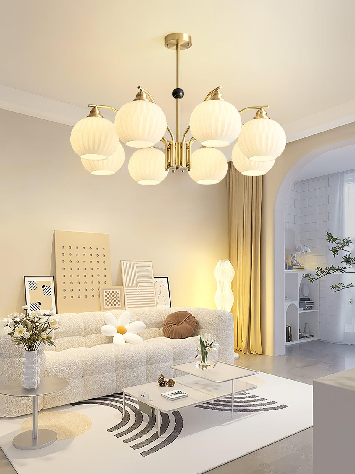 Nytheos Luxe messing kroonluchter
