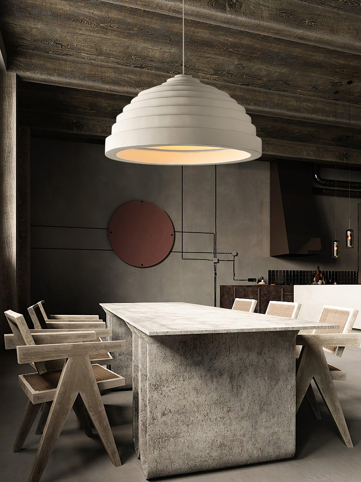 Niruise minimalistische hanglamp van hars