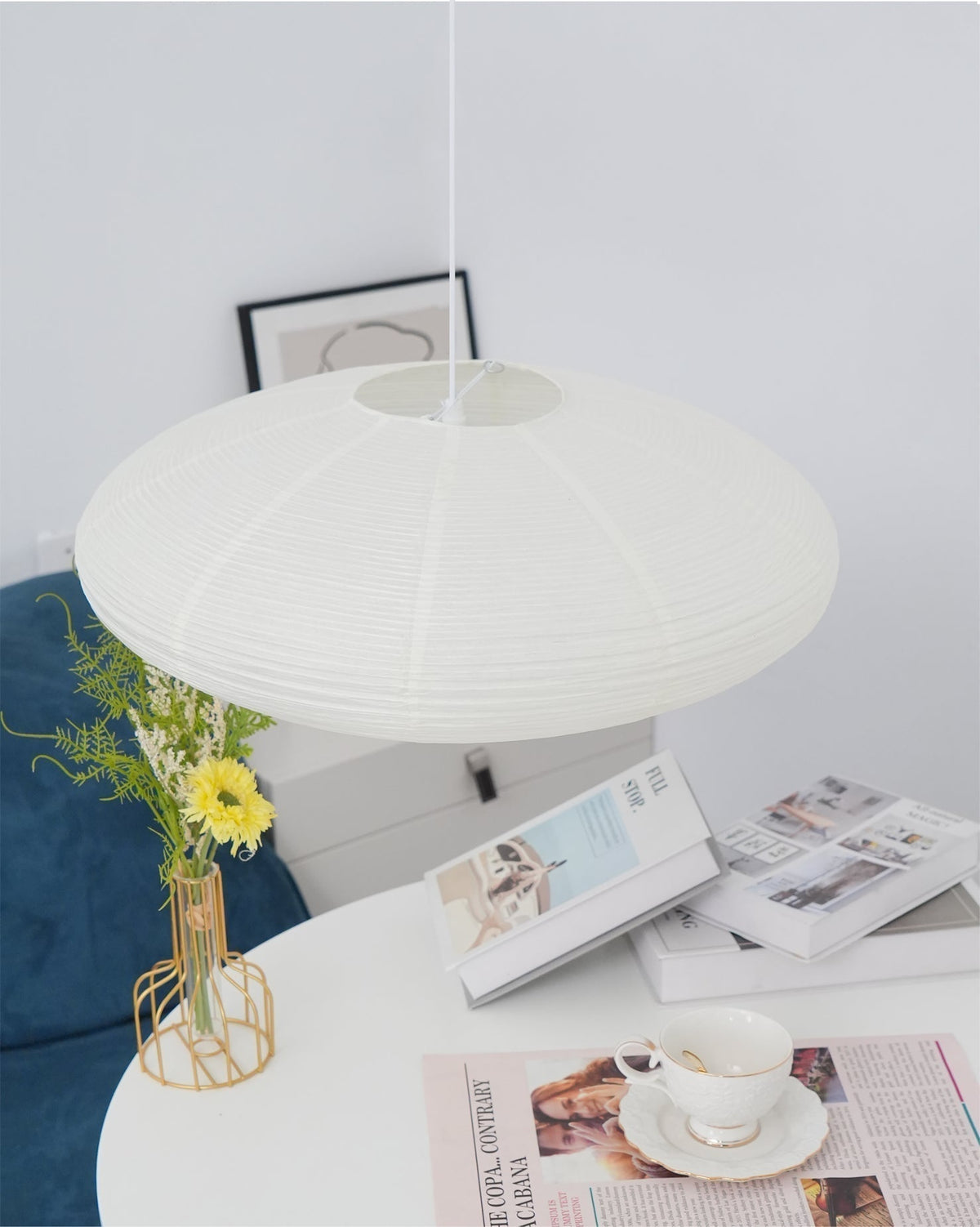 Piaiviella hanglamp washi-papier voor woonkamer