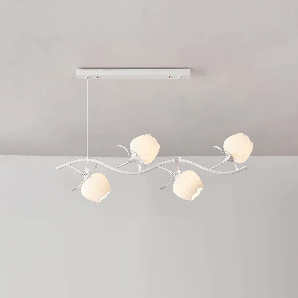 Liorareon Kroonluchter Bloemmotief glas