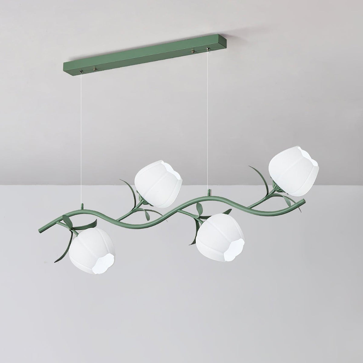 Liorareon Kroonluchter Bloemmotief glas