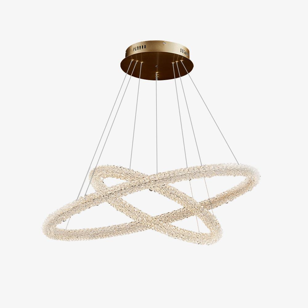 Seleira Ring kristal kroonluchter LED