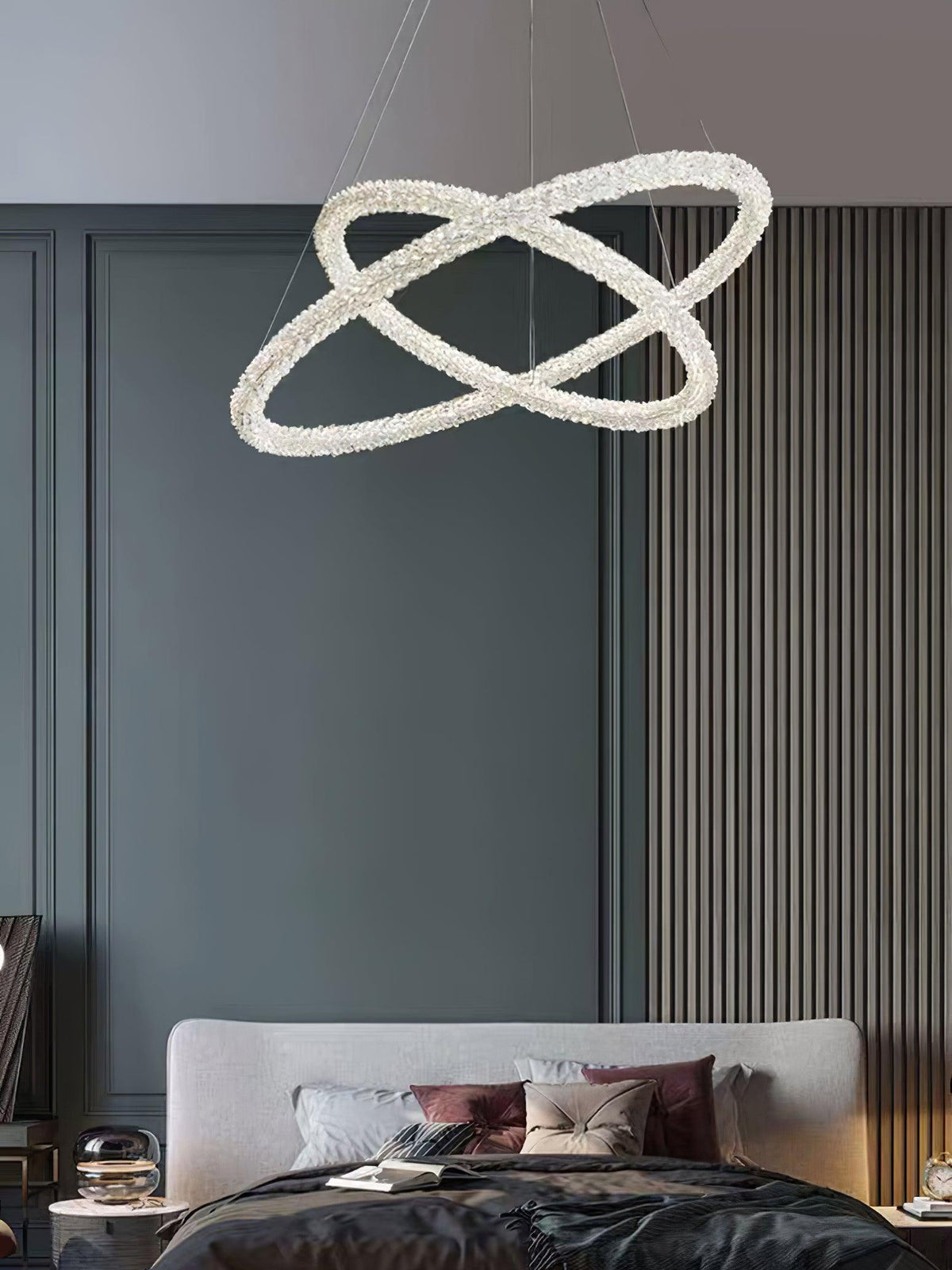 Seleira Ring kristal kroonluchter LED