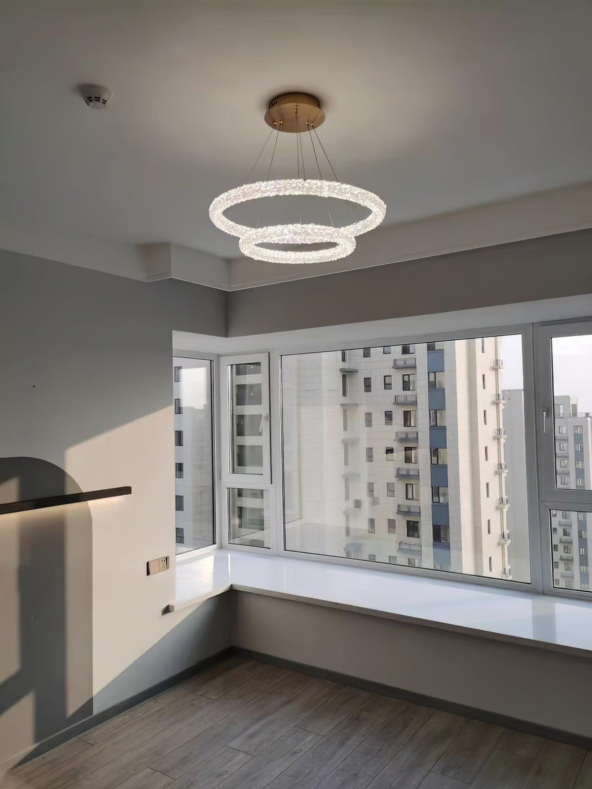 Seleira Ring kristal kroonluchter LED