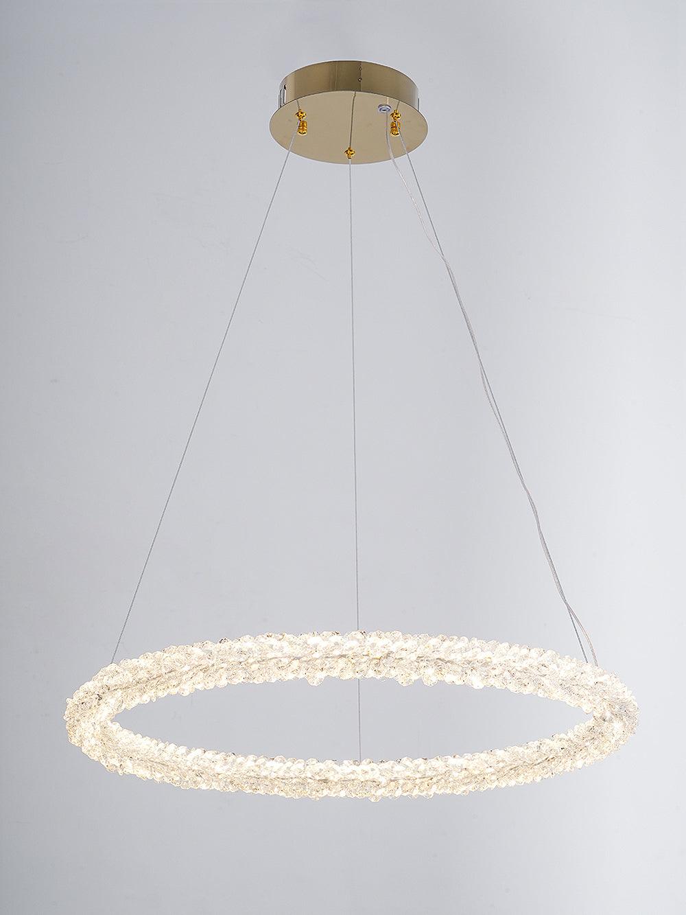 Seleira Ring kristal kroonluchter LED