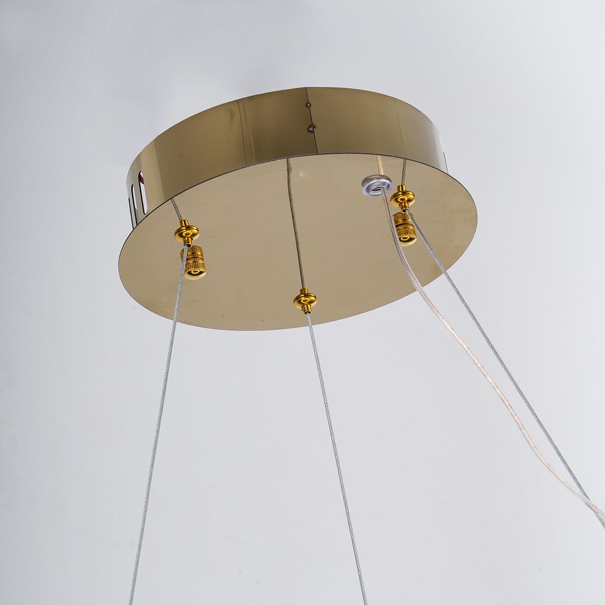 Seleira Ring kristal kroonluchter LED