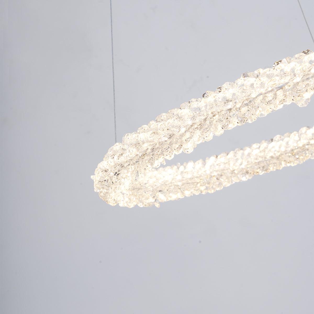 Seleira Ring kristal kroonluchter LED