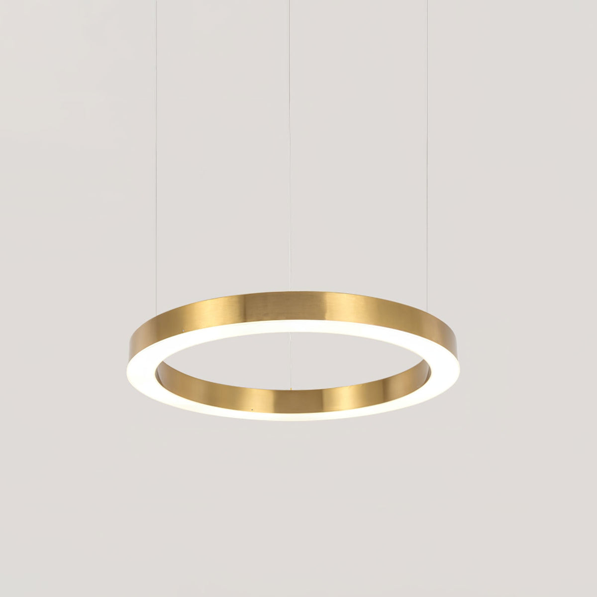 Dexlin hanglamp LED-ring goudkleurige afwerking moderne 3-ring