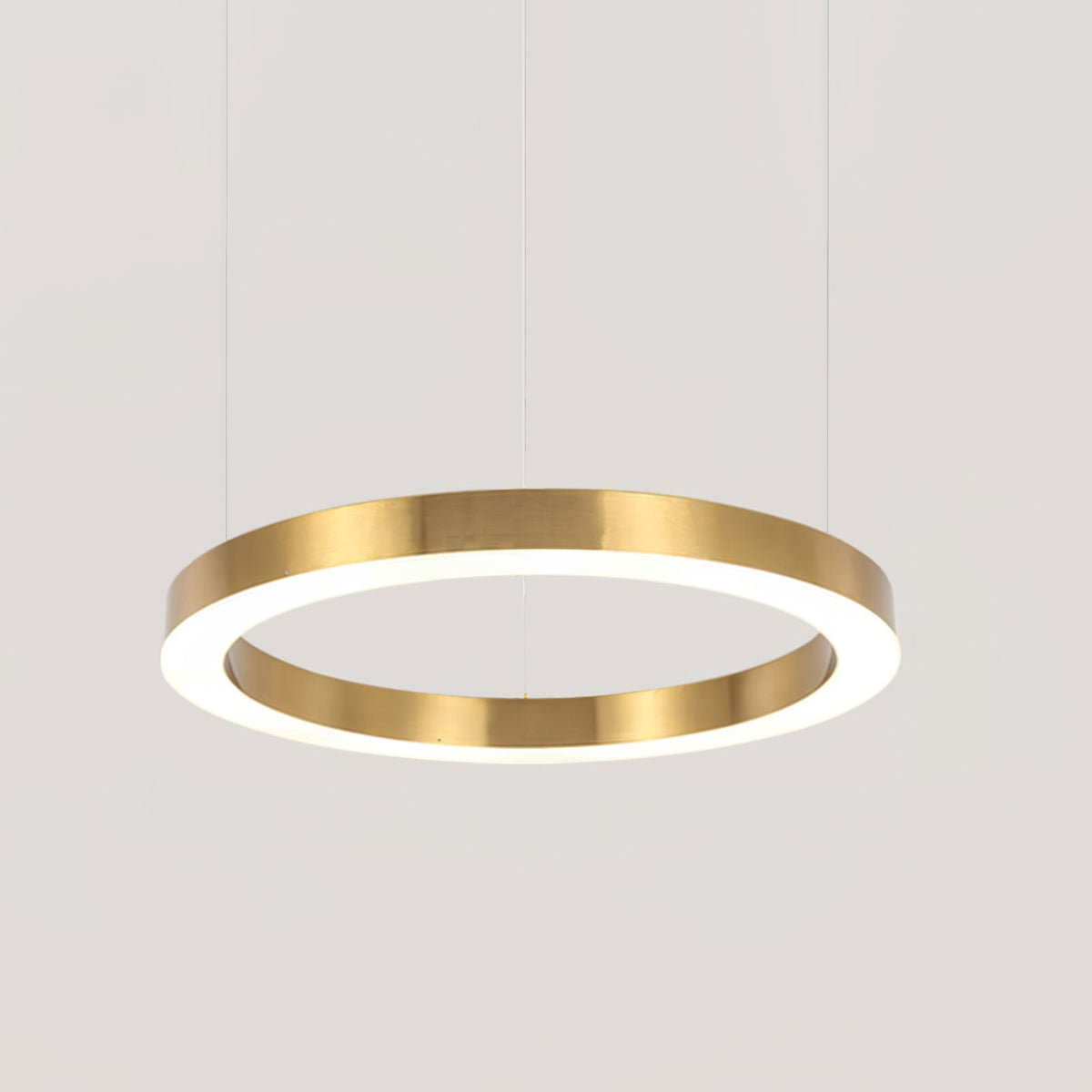 Dexlin hanglamp LED-ring goudkleurige afwerking moderne 3-ring