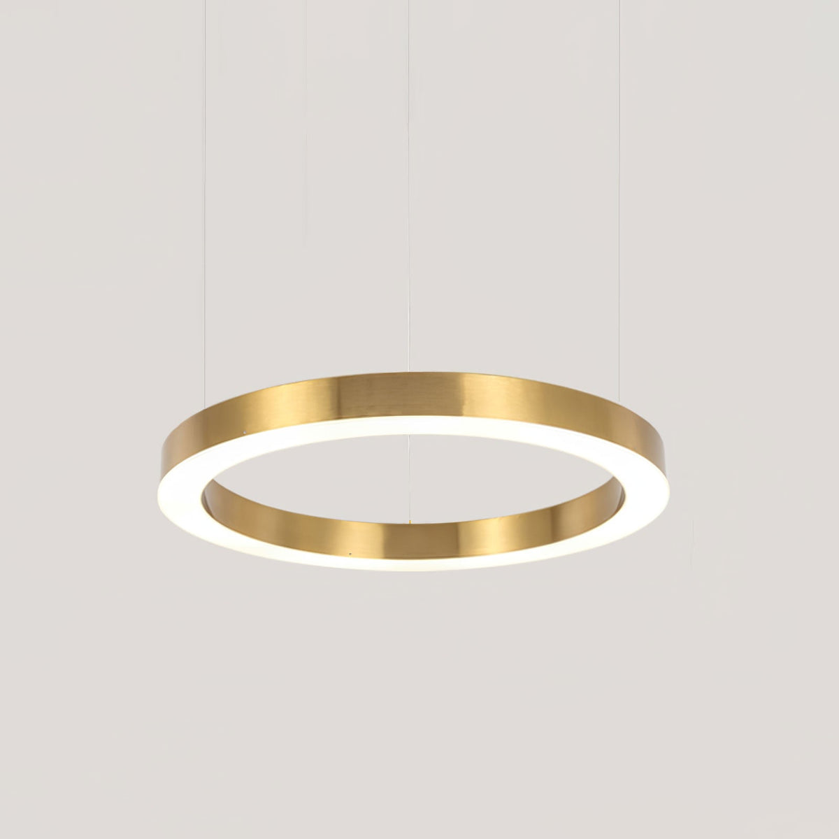Dexlin hanglamp LED-ring goudkleurige afwerking moderne 3-ring