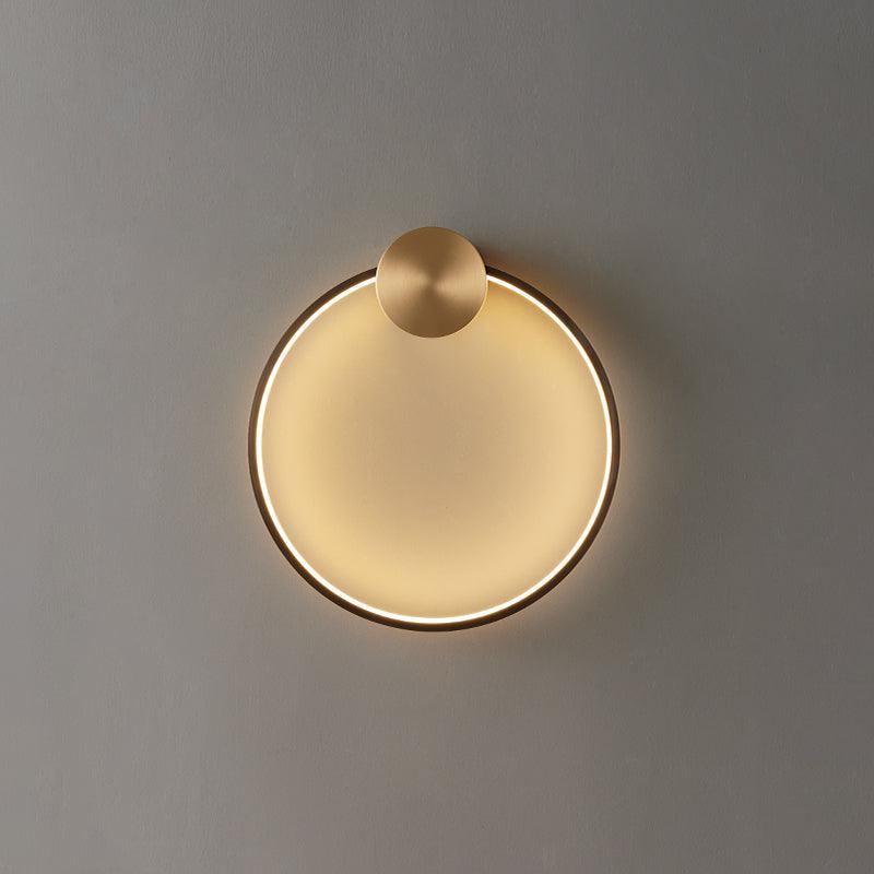 Oriaenne wandlamp Moderne Minimalistische Ringvormige LED messing Metaal
