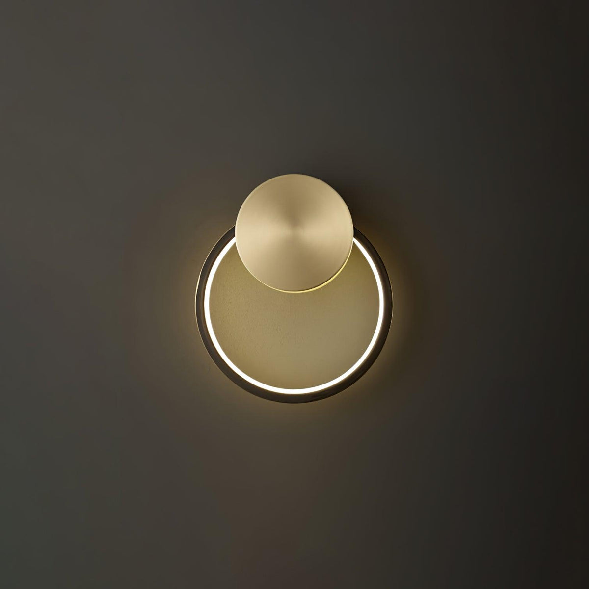 Oriaenne wandlamp Moderne Minimalistische Ringvormige LED messing Metaal