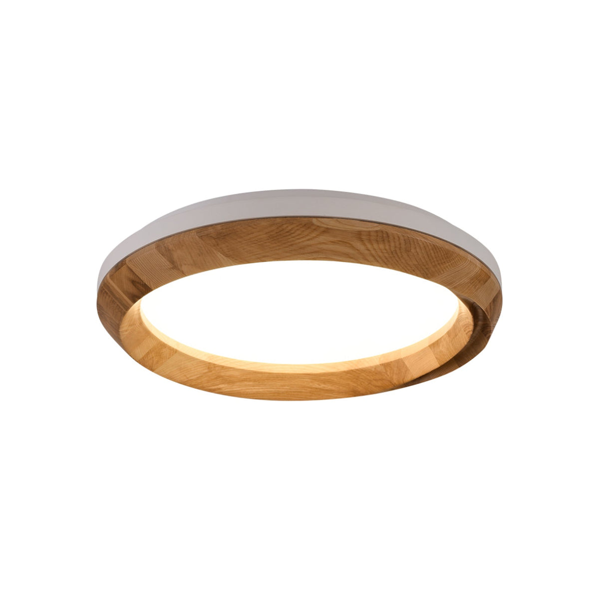 Aurdoreth Moderne plafondlamp met minimalistisch rimpelend houten ontwerp