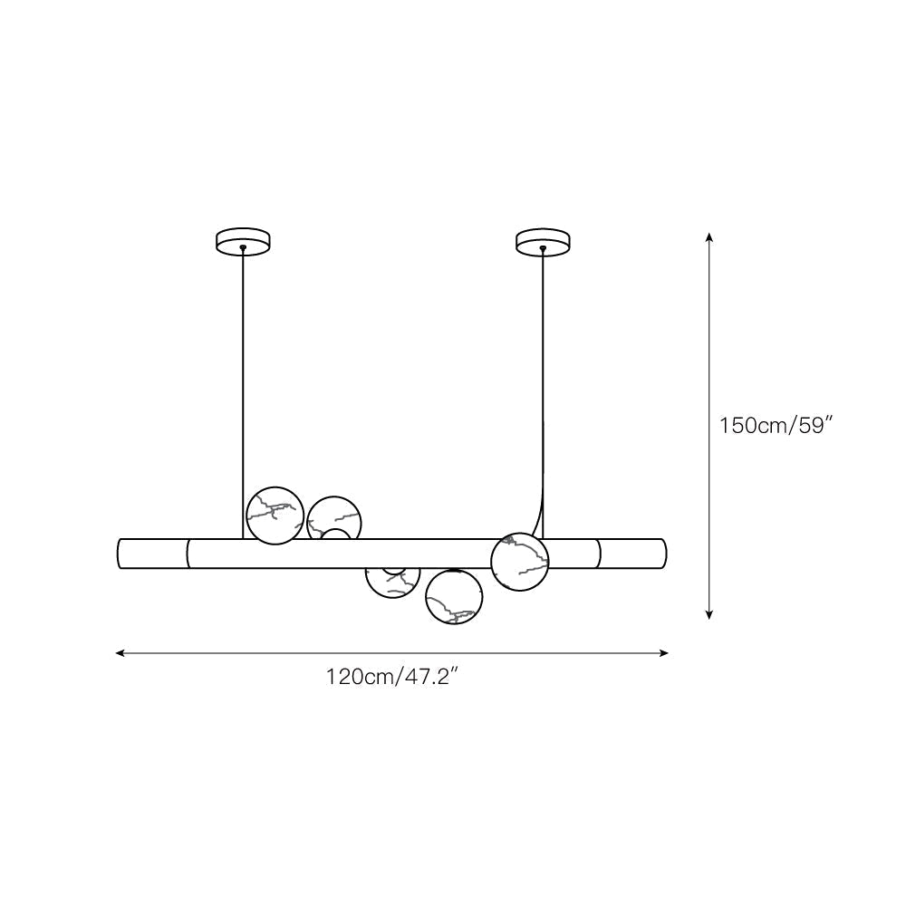 Avaros lineaire hanglamp